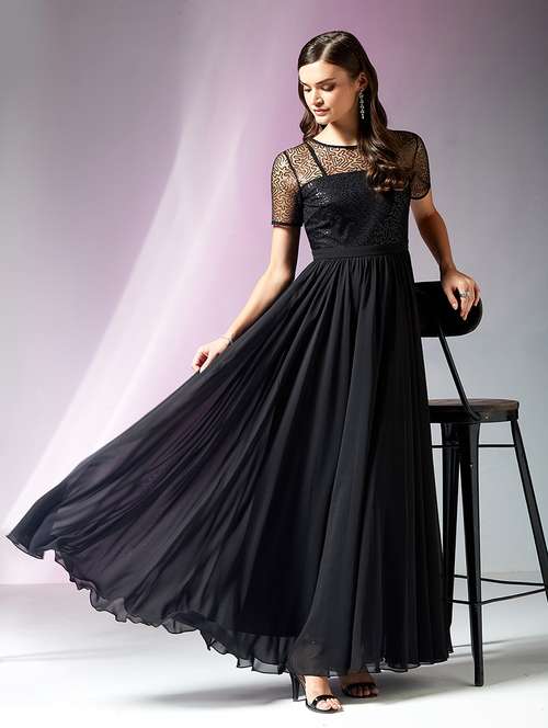 Buy women long maxi dresses in India @ Limeroad