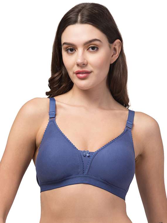 women pack of 3 solid non wired bra - 22363940 -  Standard Image - 2