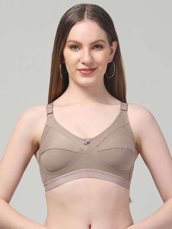 women pack of 3 solid non wired bra - 22363941 -  Standard Image - 2