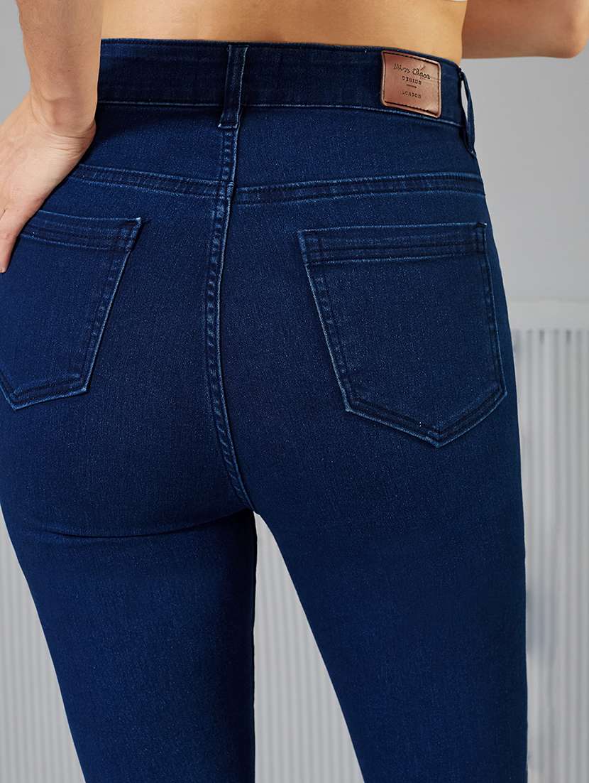 women solid high rise skinny jean - 22364039 -  Standard Image - 2