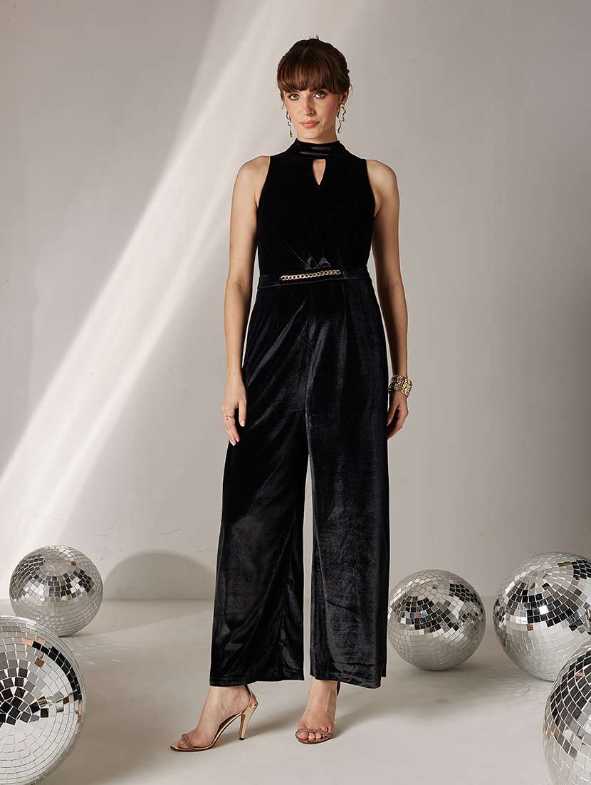 women embellished sleeveless jumpsuit