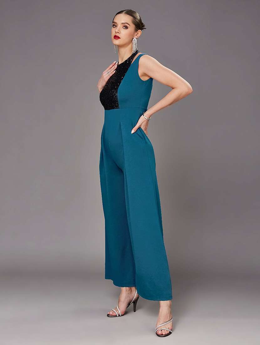 women sequined sleeveless jumpsuit - 22364153 -  Standard Image - 2