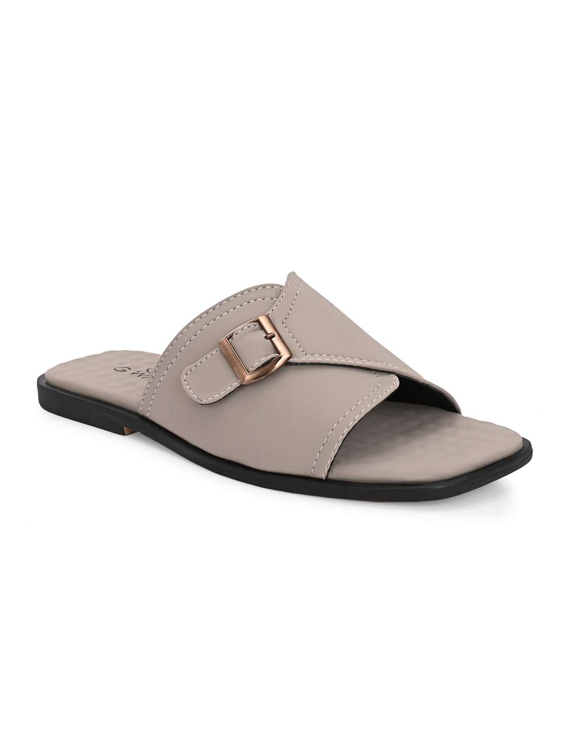 men solid slip on sandal - 22364254 -  Standard Image - 2