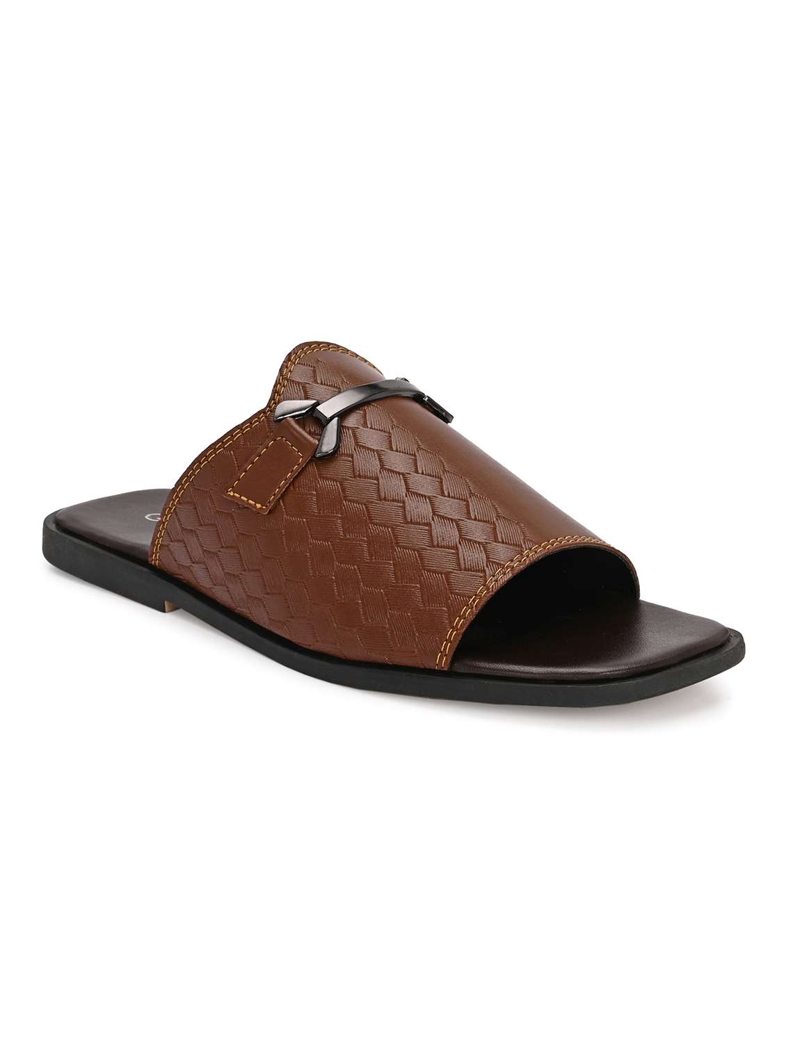 men solid slip on sandal - 22364264 -  Standard Image - 2