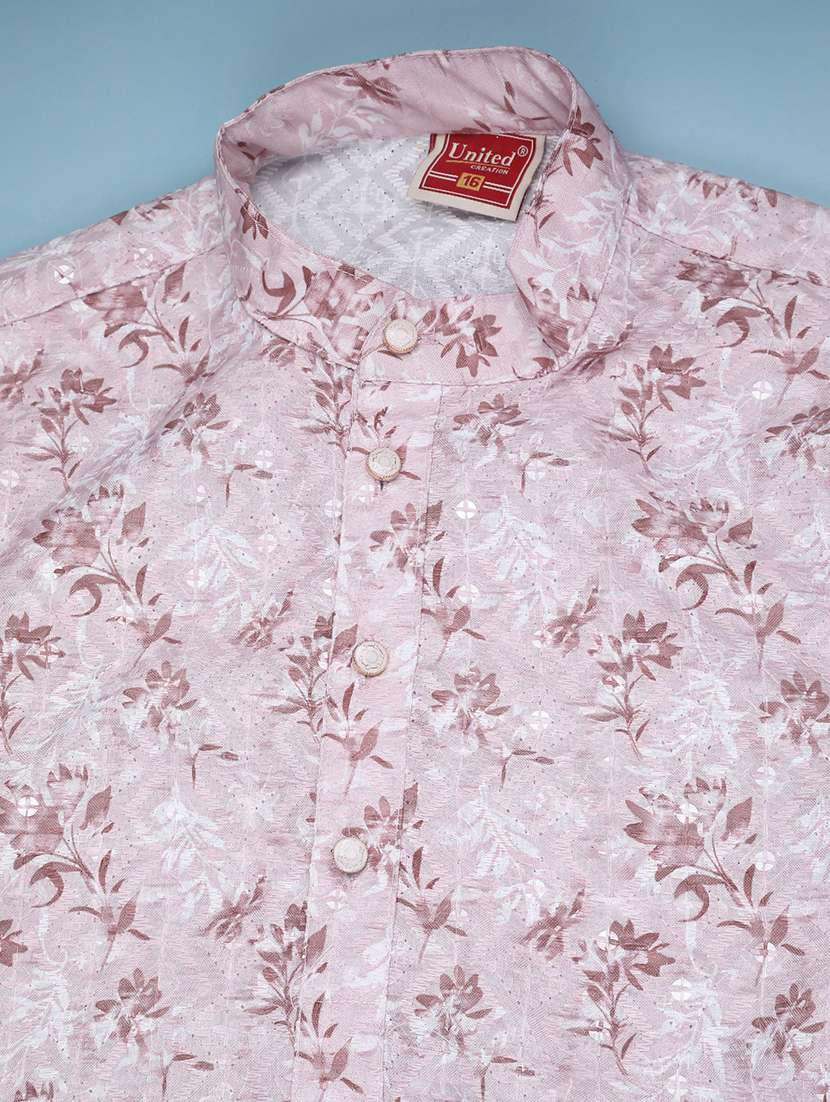 pink cotton kurta sets kurtas & set - 22368079 -  Standard Image - 2