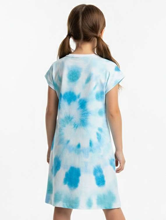 girls printed short sleeve a-line dress - 22368506 -  Standard Image - 2