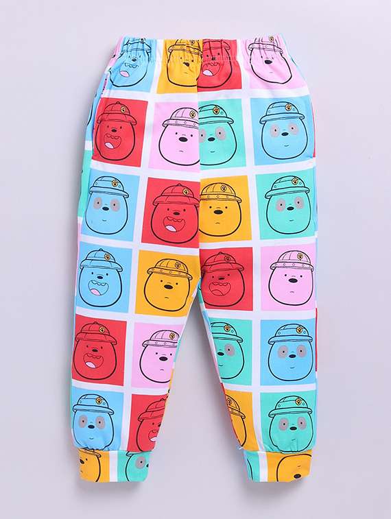 kids printed t-shirt and jogger set - 22368536 -  Standard Image - 2