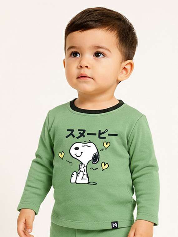 Kids Printed T-shirt And Jogger Set - 22368551 -  Standard Image - 2