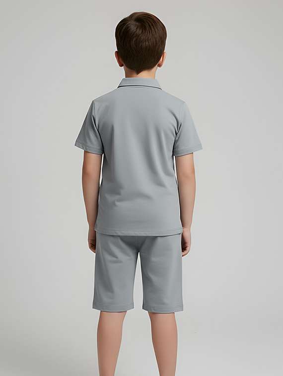 boys printed shirt and short set - 22368563 -  Standard Image - 2