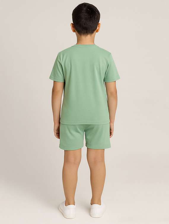 kids printed t-shirt and shorts set - 22368565 -  Standard Image - 2