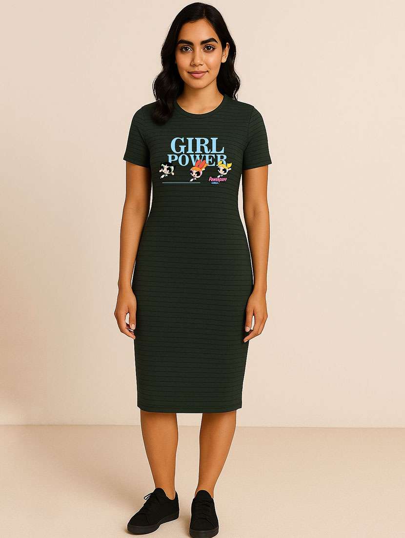 women printed short sleeve t-shirt dress - 22368646 -  Standard Image - 2