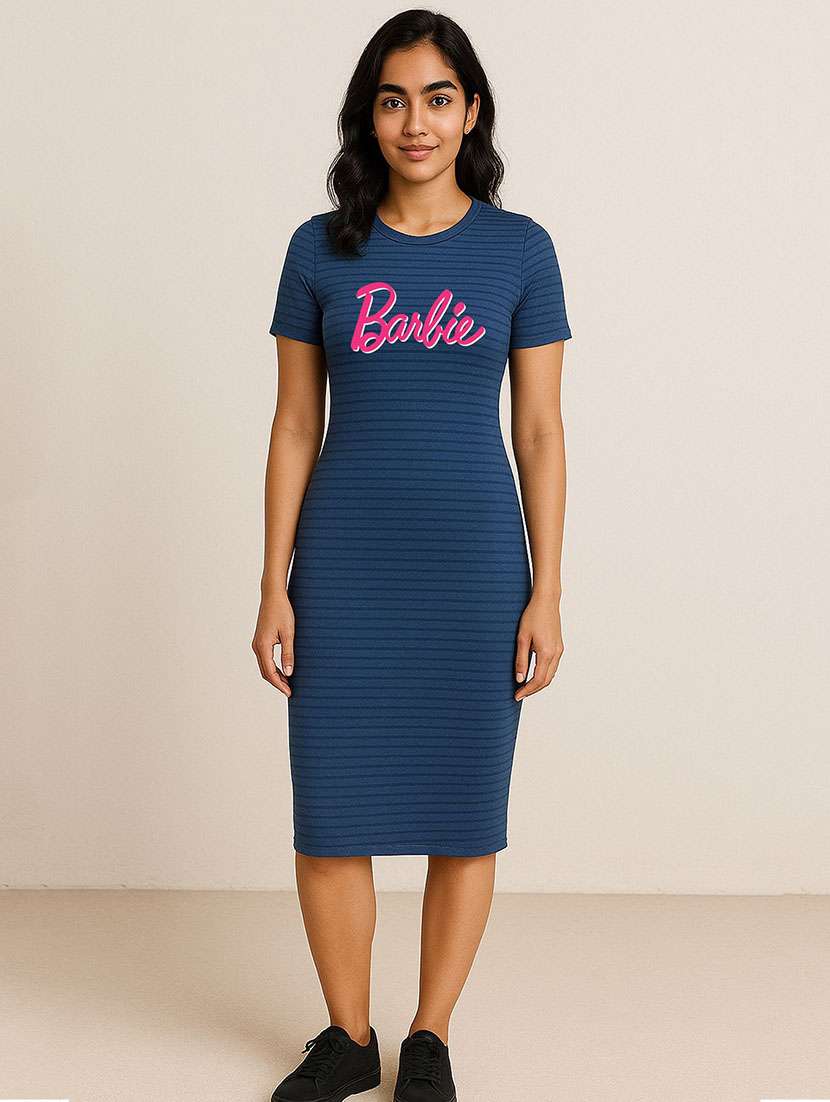 Women Printed Short Sleeve Bodycon Dress - 22368648 -  Standard Image - 2