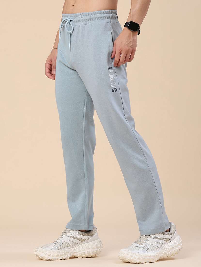 men solid mid rise regular fit track pant - 22371182 -  Standard Image - 2