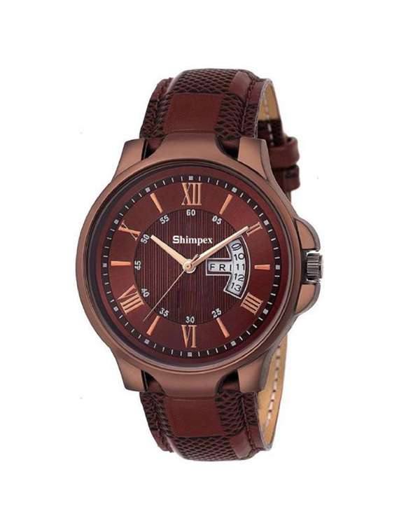 men classic edge analog watch 