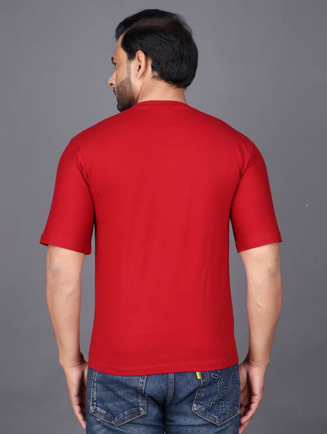 men printed short sleeve regular fit t-shirt - 22373505 -  Standard Image - 2