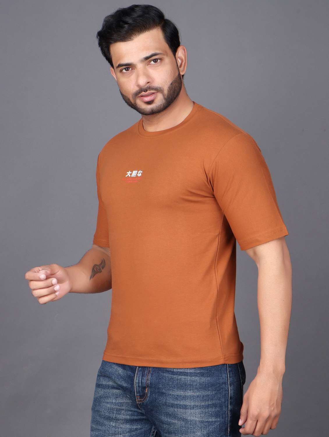 men printed short sleeve regular fit t-shirt - 22373507 -  Standard Image - 2