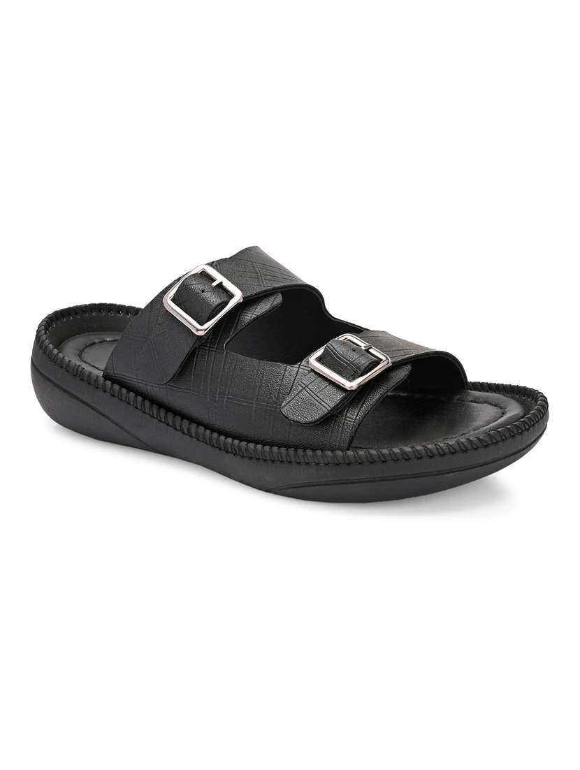 Men Textured Slip On Sandal - 22373509 -  Standard Image - 2