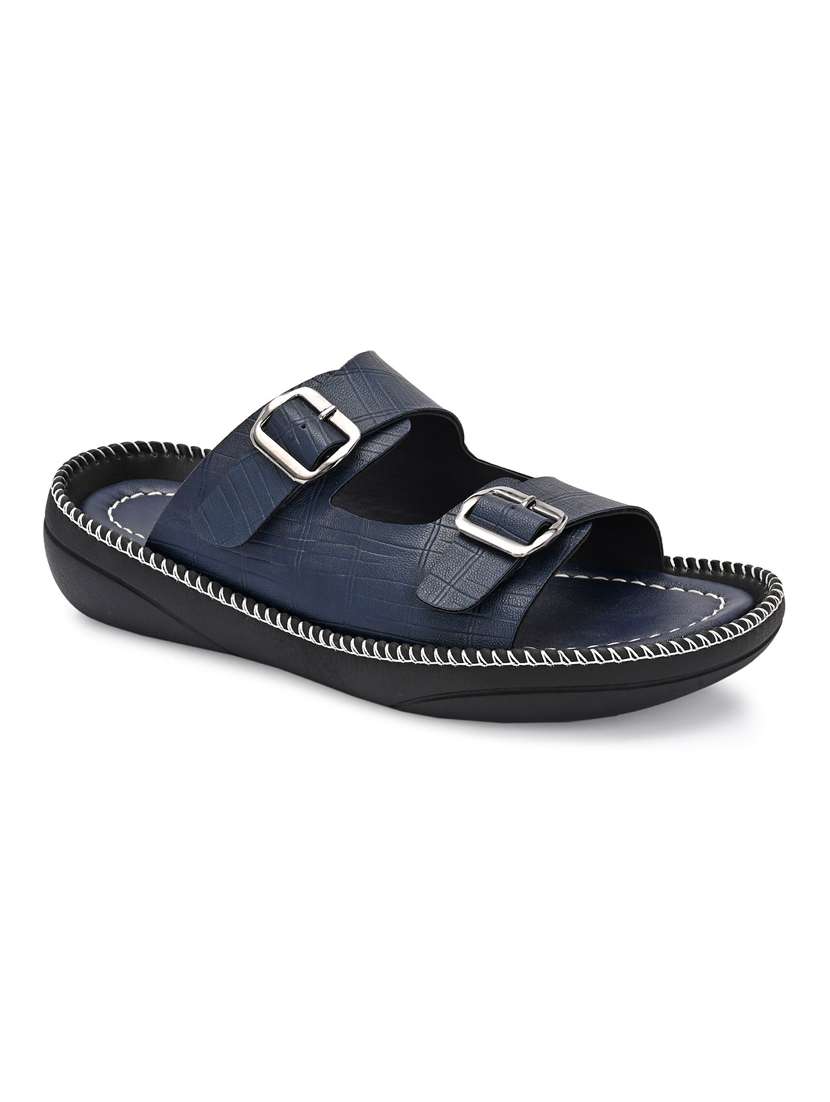 Men Textured Slip On Sandal - 22373510 -  Standard Image - 2