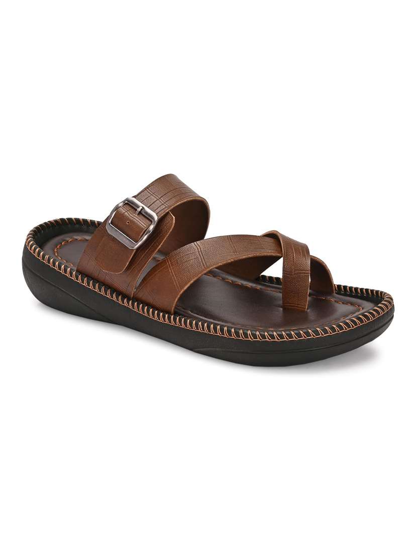 Men Textured Toe Seperator Sandal - 22373514 -  Standard Image - 2
