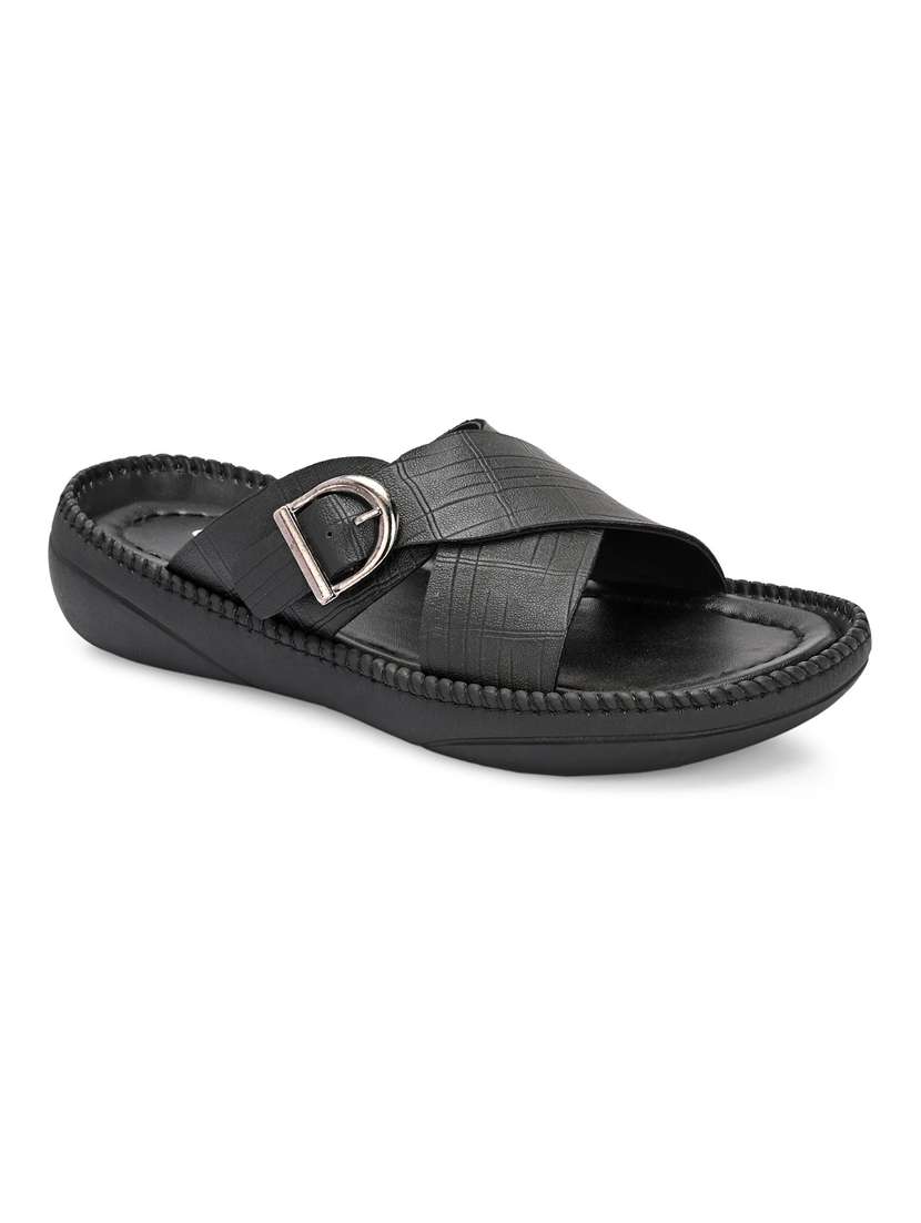 men textured slip on sandal - 22373517 -  Standard Image - 2