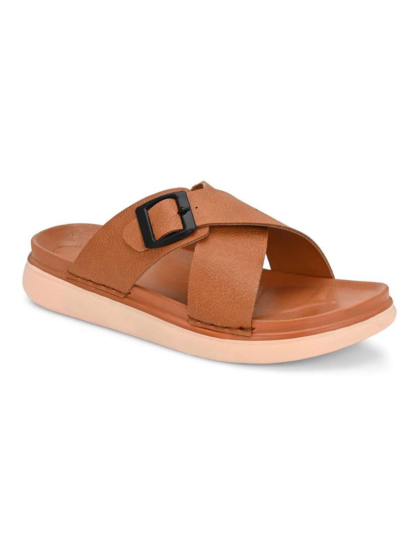 men solid slip on sandal - 22373531 -  Standard Image - 2