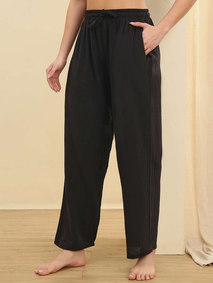 women printed mid rise lounge wear pajama - 22373622 -  Standard Image - 2