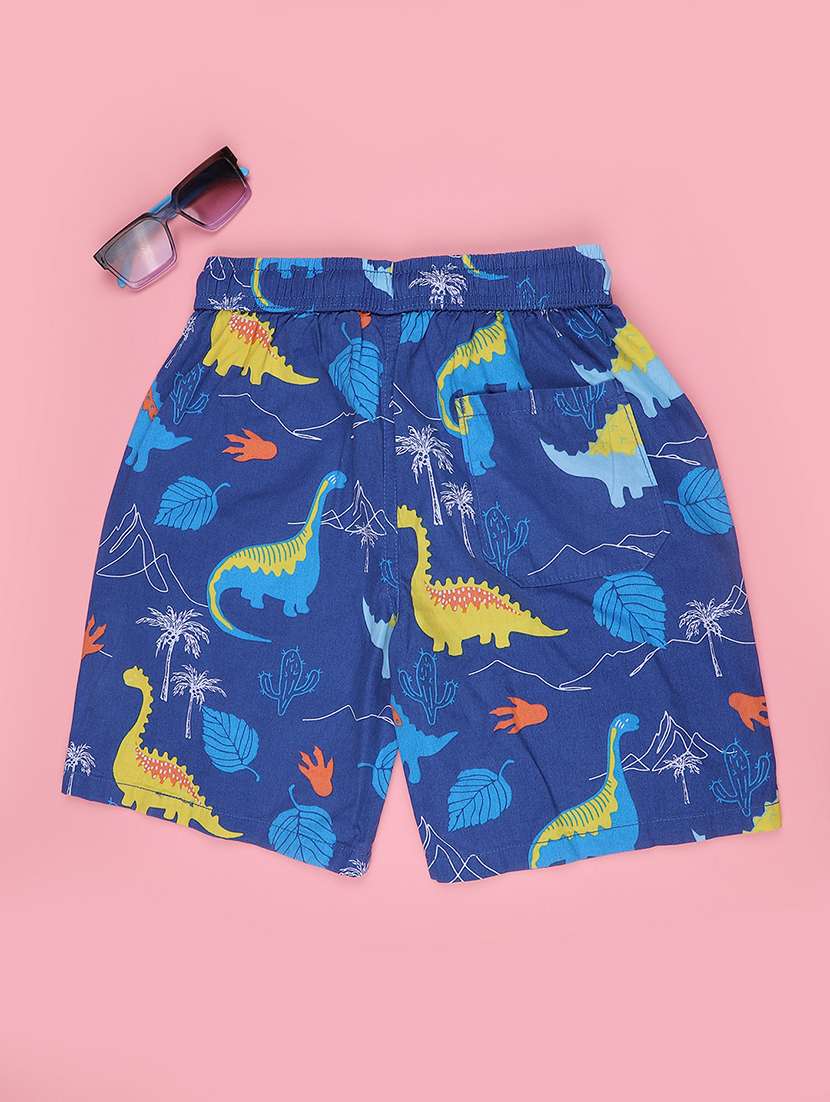 boys printed mid rise regular shorts - 22374067 -  Standard Image - 2