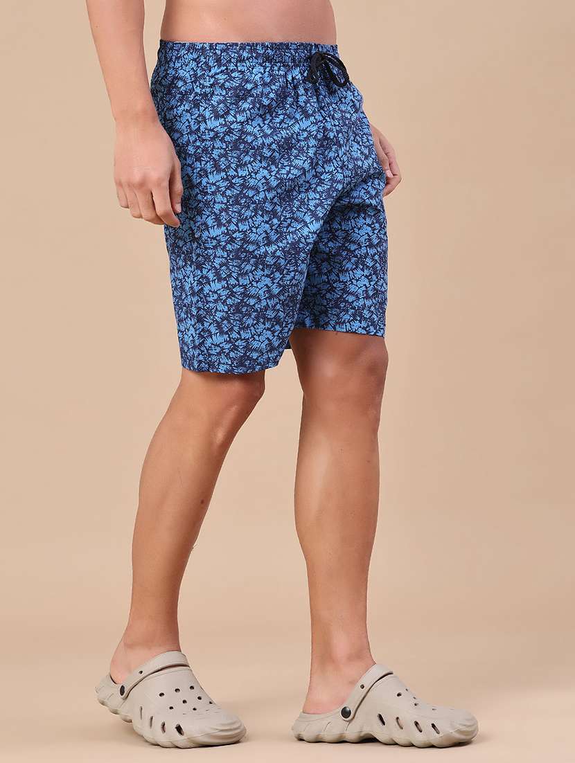 men printed mid rise regular fit shorts - 22374089 -  Standard Image - 2