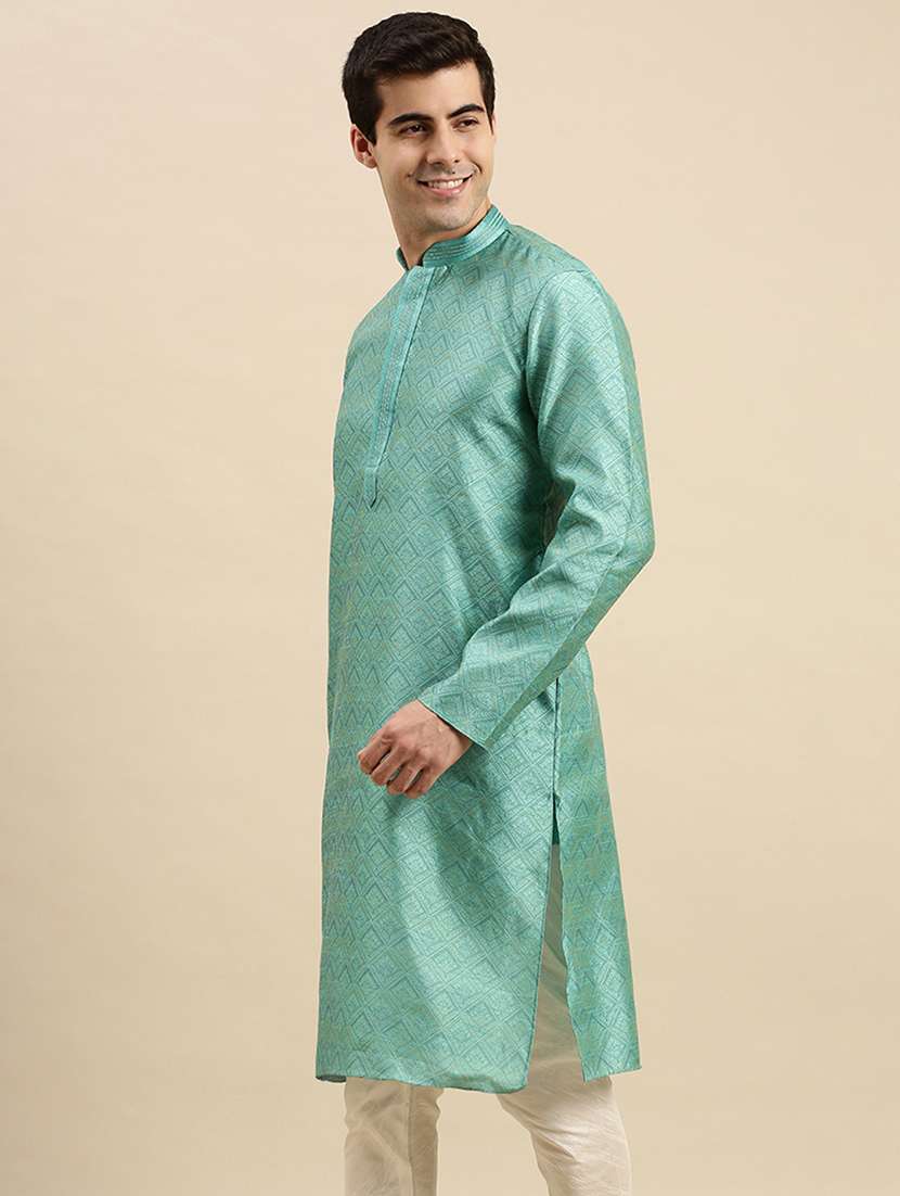 men self design kurta and churidar set - 22374271 -  Standard Image - 2
