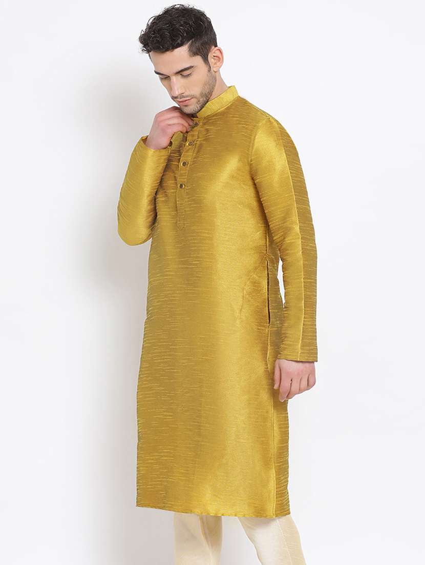men long sleeve kurta and churidar set - 22374275 -  Standard Image - 2