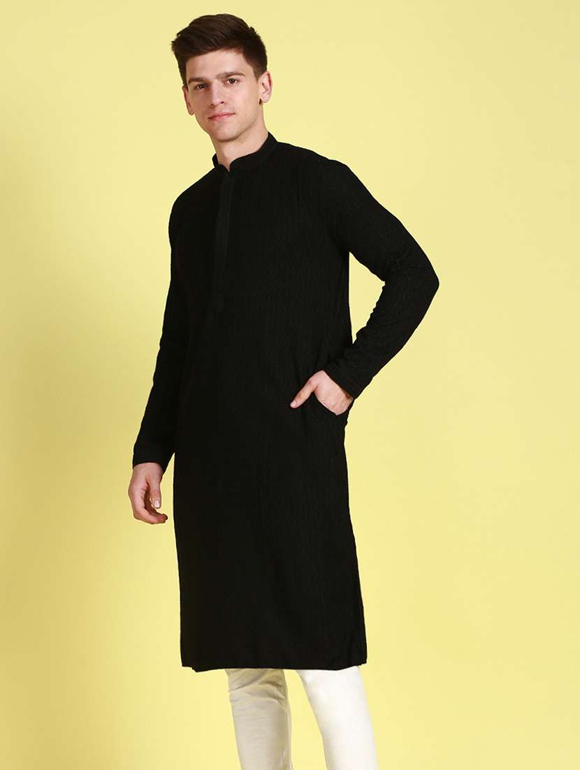 men self design kurta and churidar set - 22374326 -  Standard Image - 2