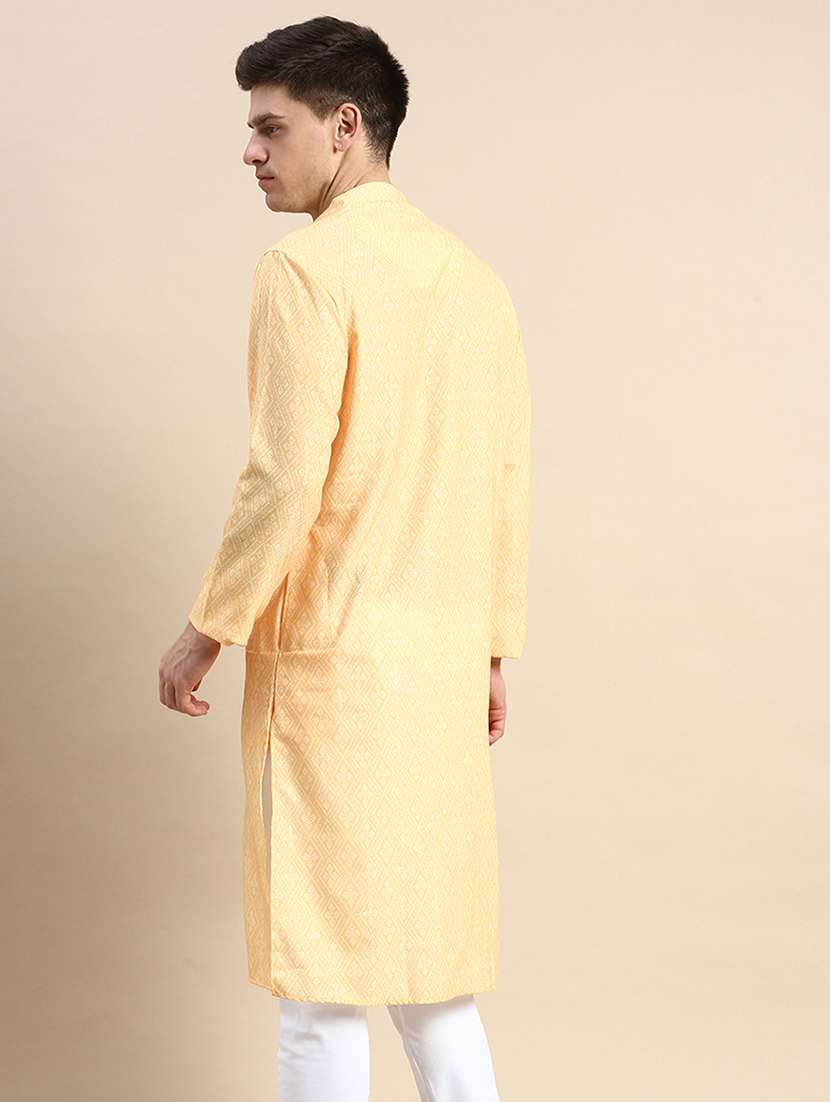 men self design kurta and churidar set - 22374377 -  Standard Image - 2