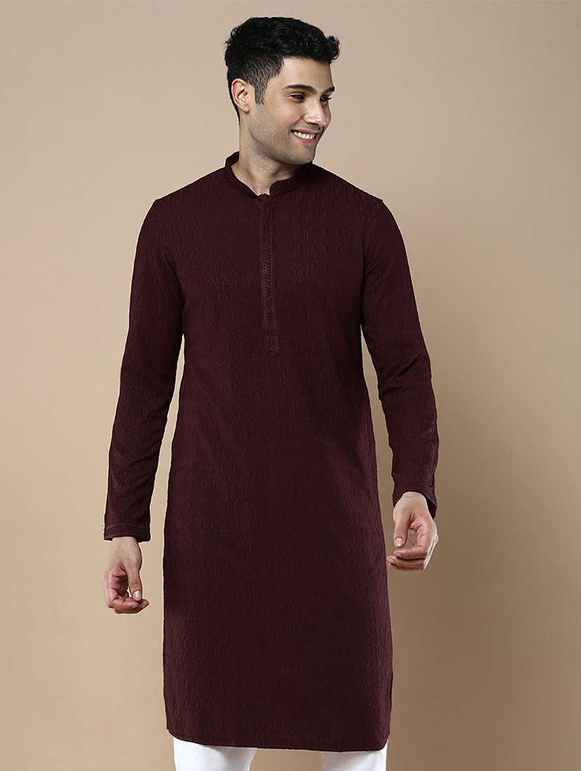 men self design kurta and churidar set - 22374519 -  Standard Image - 2
