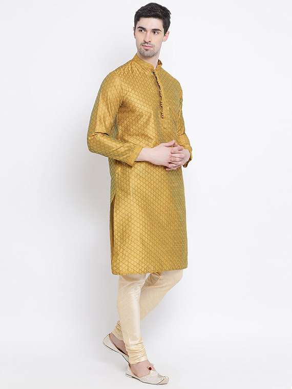 men self design kurta and churidar set - 22374708 -  Standard Image - 2