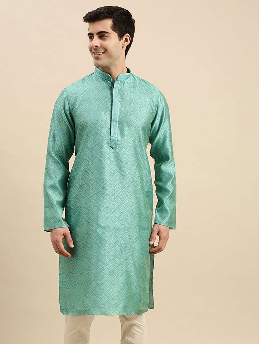 men self design kurta and churidar set - 22374834 -  Standard Image - 2