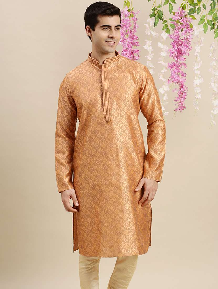 men self design kurta and churidar set - 22375023 -  Standard Image - 2