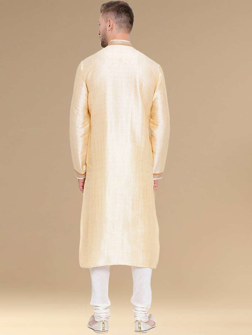 men long sleeve kurta and churidar set - 22375400 -  Standard Image - 2