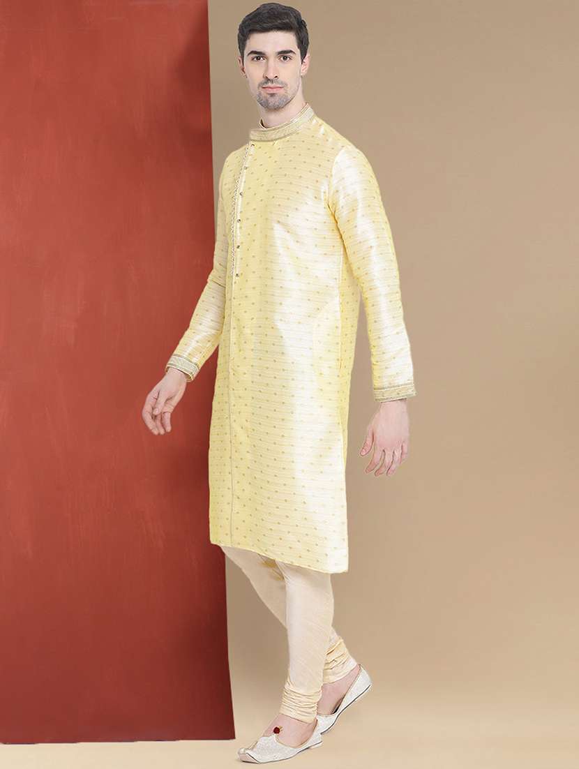 men self design kurta and churidar set - 22375433 -  Standard Image - 2