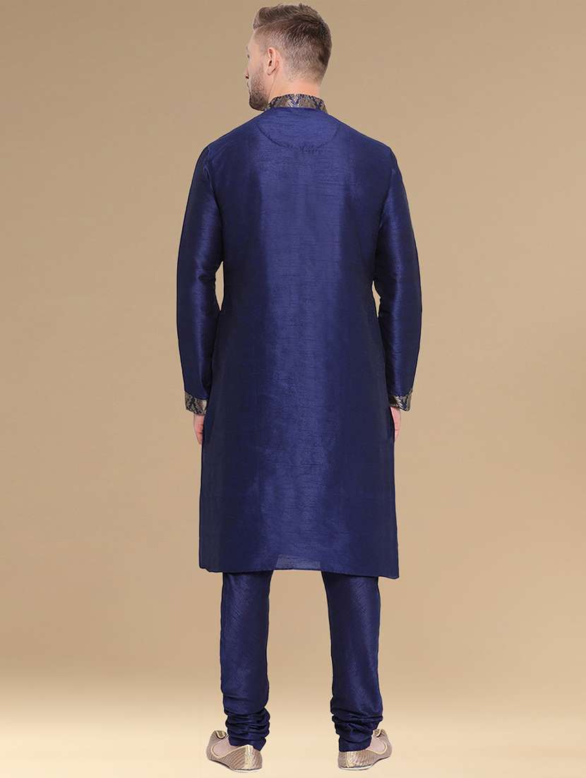 men long sleeves kurta and churidar set - 22375434 -  Standard Image - 2
