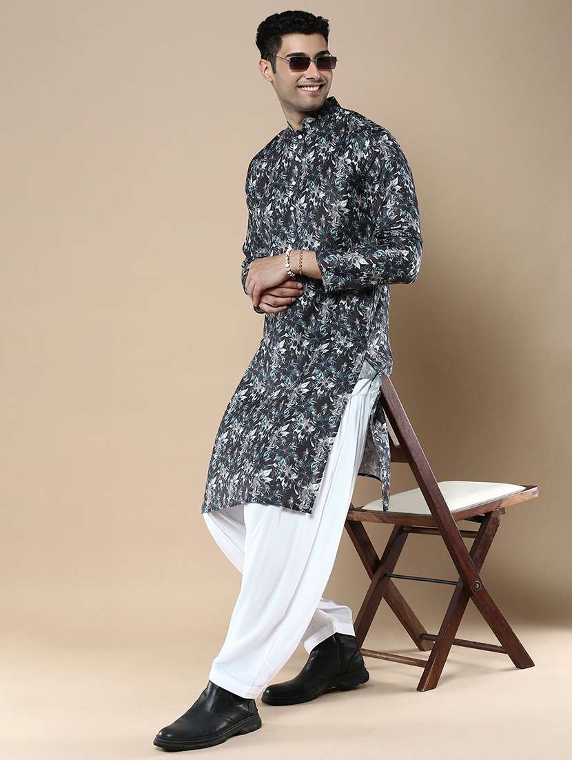 men self design kurta and salwar set - 22375495 -  Standard Image - 2