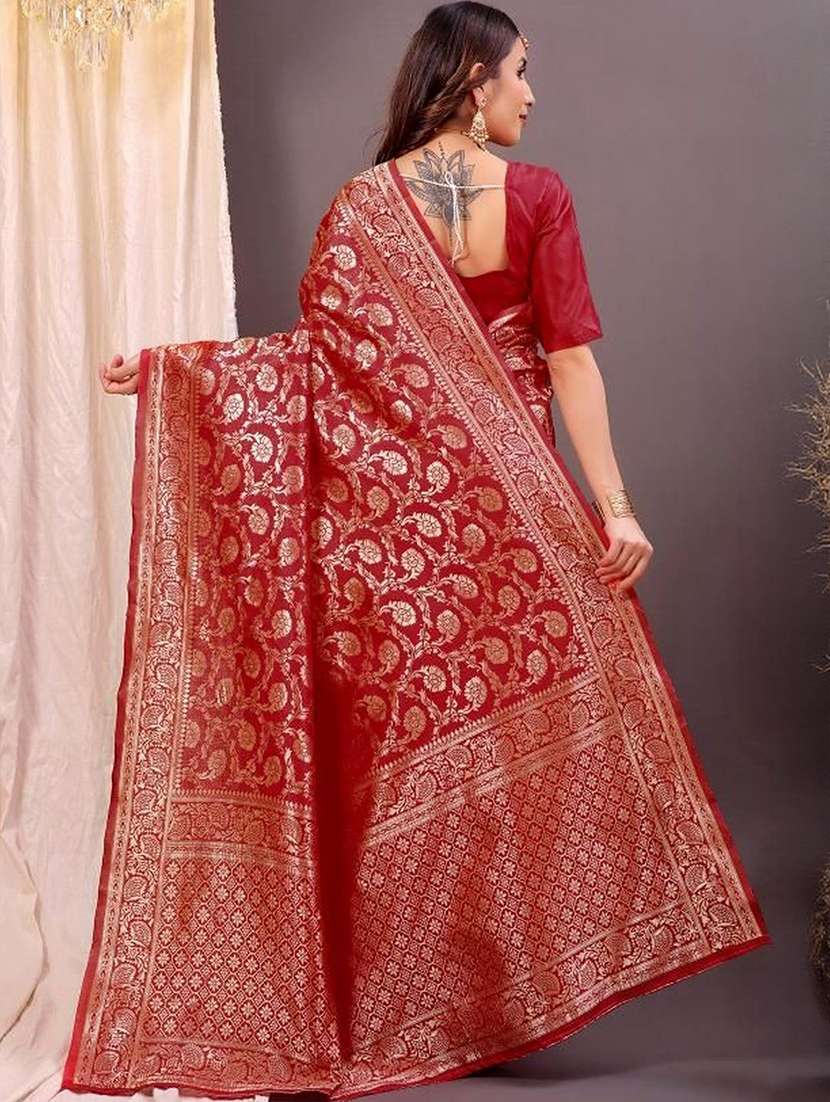women self design banarasi saree with blouse - 22375879 -  Standard Image - 2