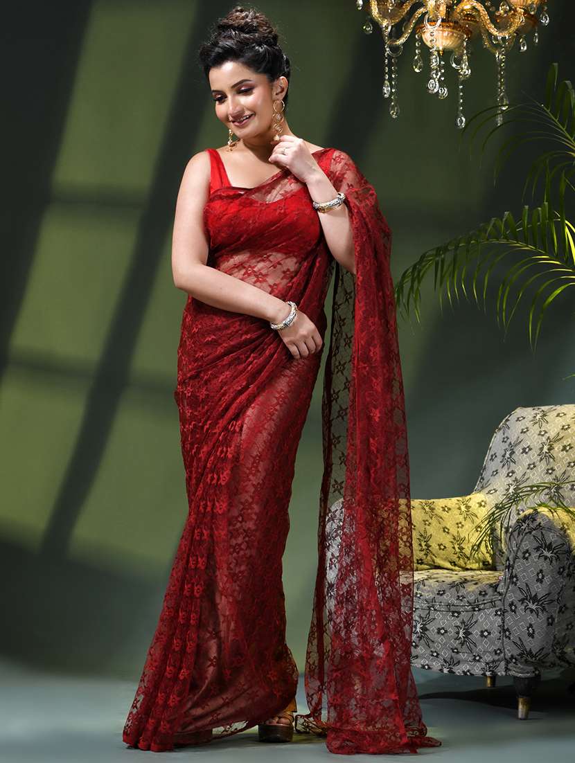 women self design plain saree - 22376151 -  Standard Image - 2