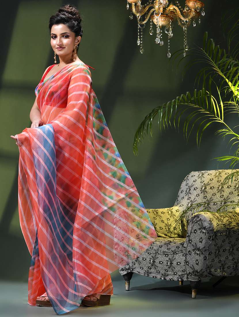 women printed casual wear saree - 22376168 -  Standard Image - 2
