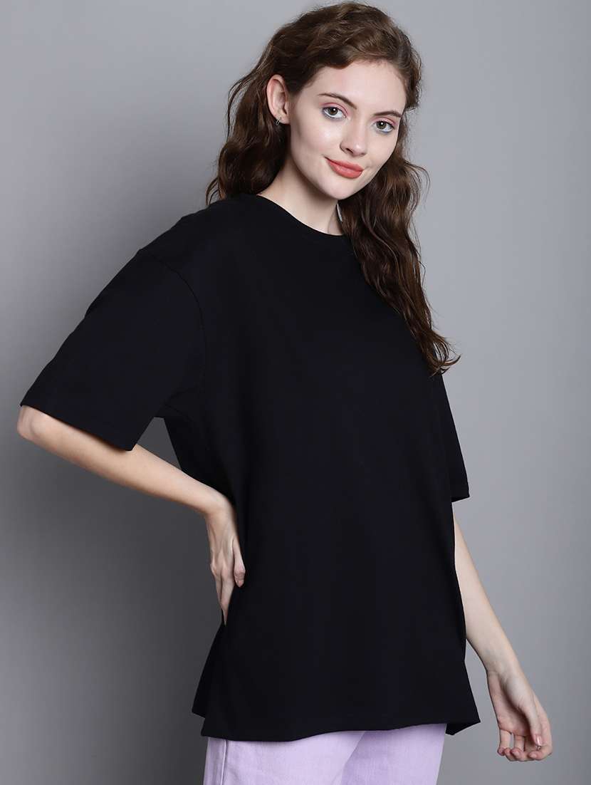 women printed short sleeve oversized t-shirt - 22376649 -  Standard Image - 2