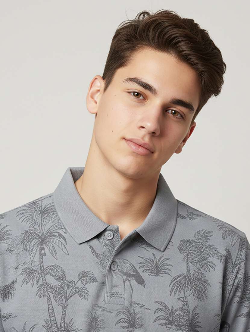 men short sleeve regular fit polo t-shirt - 22377221 -  Standard Image - 2