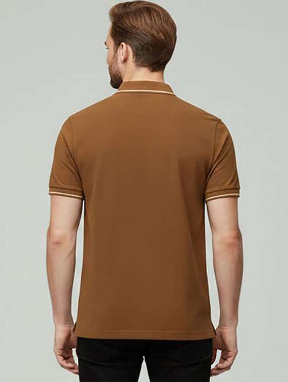 men solid short sleeve polo t-shirt - 22377431 -  Standard Image - 2