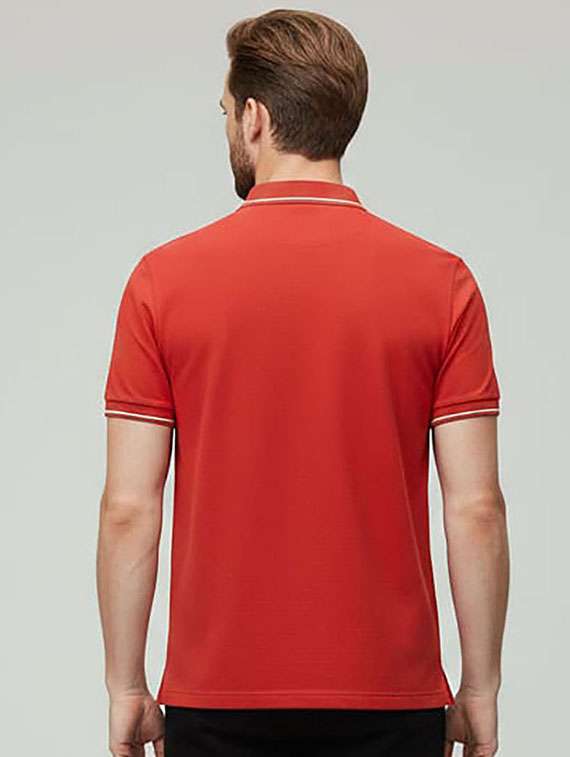 men solid short sleeve polo t-shirt - 22377434 -  Standard Image - 2