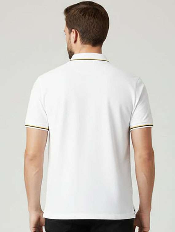 men solid short sleeve polo t-shirt - 22377436 -  Standard Image - 2