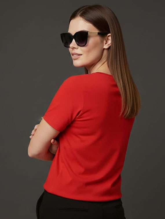 women printed short sleeve t-shirt - 22377462 -  Standard Image - 2