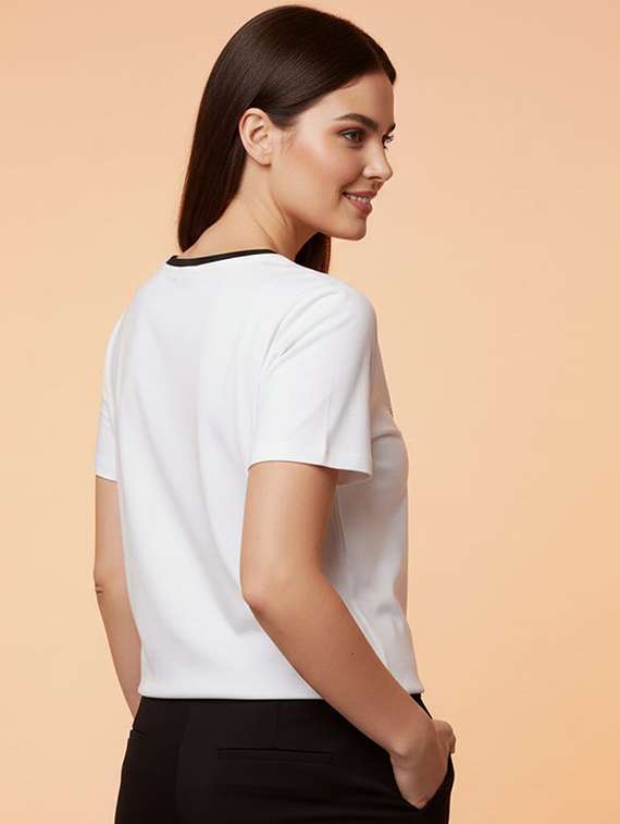 women printed short sleeve t-shirt - 22377473 -  Standard Image - 2